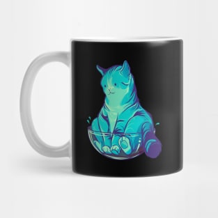 If it fits, it sits! (funny alien cat) Mug